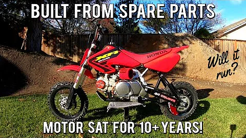 Honda XR50 Full Mod Built from Spare Parts - Motor Sat for Over 10 Years!