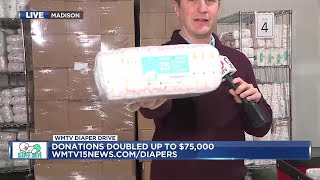 Donations Worth Double On Wmtv Diaper Drive Match Day