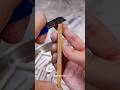 Yellow 💛 slate pencil cleaning asmr Smooth cleaning 🤩#satisfying #slatepencils #slatepencil #shorts