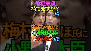 【外国人出生率爆増】危機意識持てますか?梅村みずほ氏に小野田大臣 タジタジ