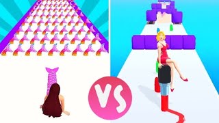 📌Mermaid Stack 🆚️ Lipstick Stack Satisfying Mobile Games Playing  App Gameplay Pro Videos Relaxing screenshot 5