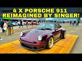 $6 MILLION of Porsche 911 Reimagined by SINGER Vehicle Design! SINGER Porsche DLS & Classic Study!