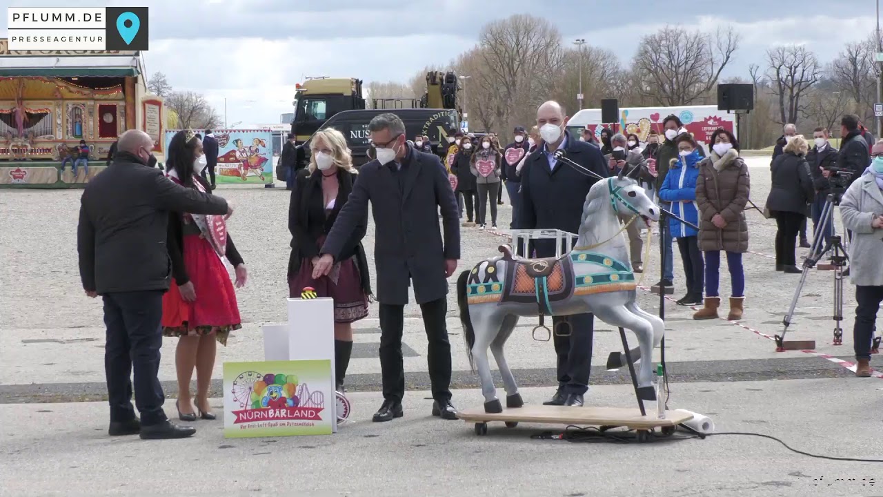 Live vom Volksfestplatz Nürnberg - Heute wäre das Frühlingsfest eröffnet worden.
