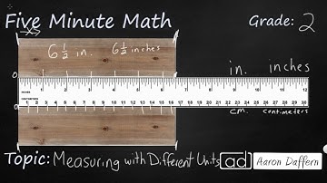 2nd Grade Math Measuring with Different Units
