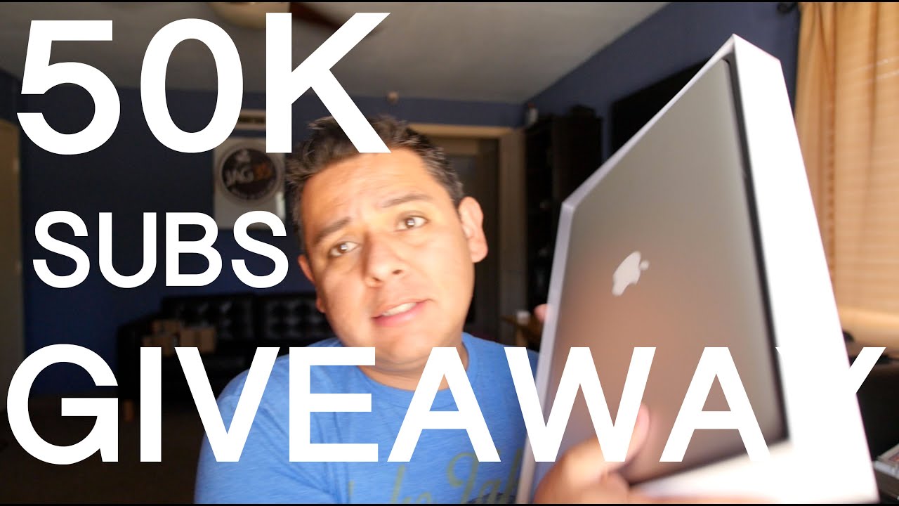 50K SUBSCRIBER - APPLE MACBOOK GIVEAWAY