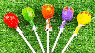 Satisfying Video Lollipops And Sweets Asmr Opening - Yummy Rainbow Candy Lollipops