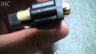 HDMI→DVI変換コネクタ　開封動画