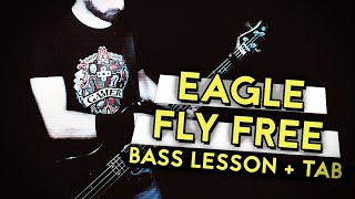 Helloween - Eagle Fly Free (Bass Lesson w/ tabs)