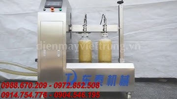 Máy chiết rót con 5l 2 vòi | Công ty TNHH Việt Trung
