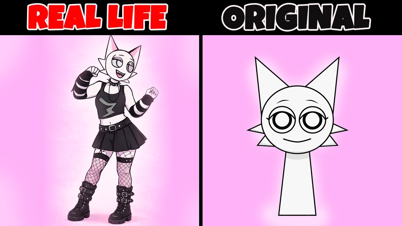 Sprunki Wenda🩷 | Original vs Real Life