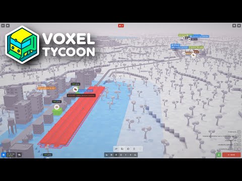 Видео: Voxel Tycoon Прохождение 02 Расширение компании, а еще я построил красивое ущелье)