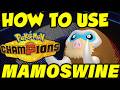 HOW TO USE MAMOSWINE IN POKEMON CHAMPIONS! Mamoswine Moveset Guide | Best Mamoswine Builds