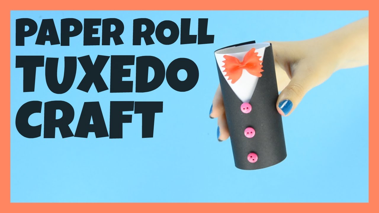 Paper Roll Father's Day Craft - Easy Craft For Dad