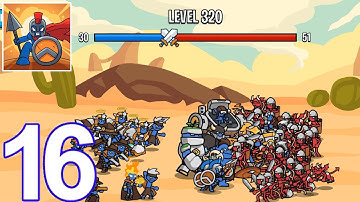 Stick War 2 : Battle Of Legions Part 16 Level 302 - 325 Gameplay (android, iOS)