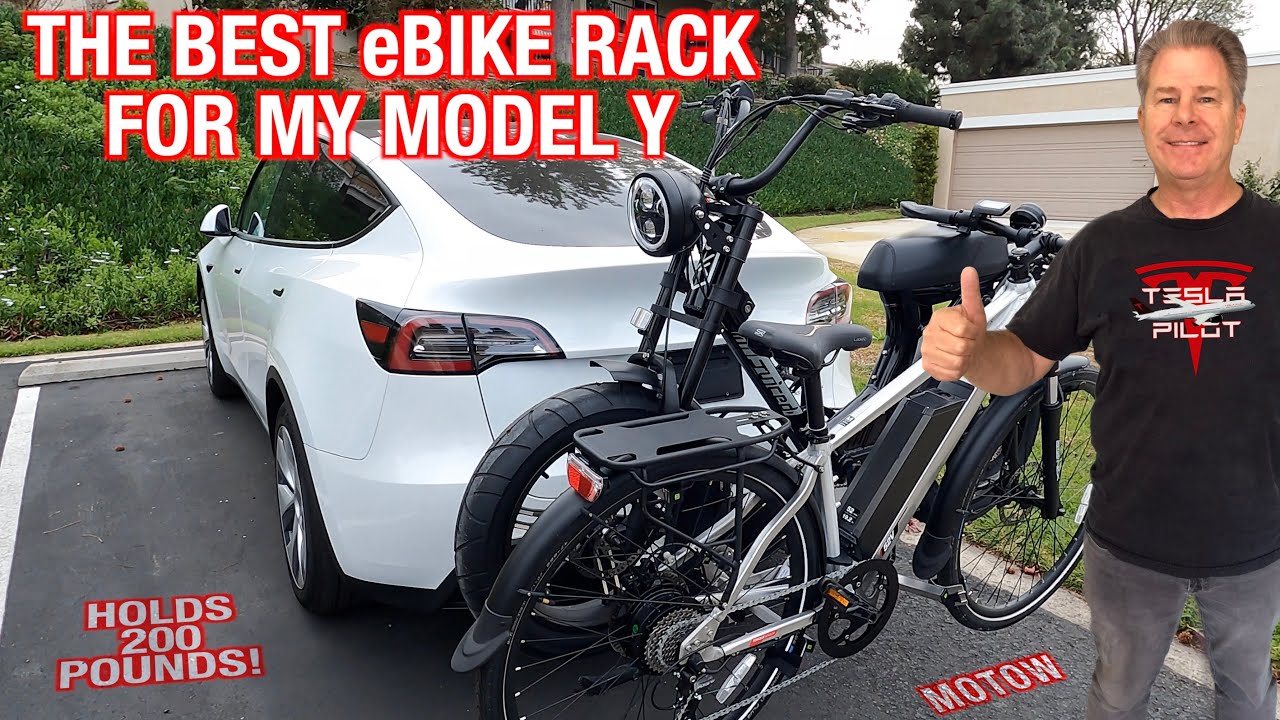THE BEST eBIKE RACK FOR MY TESLA MODEL Y! - YouTube Best Bike Rack For Tesla Model Y