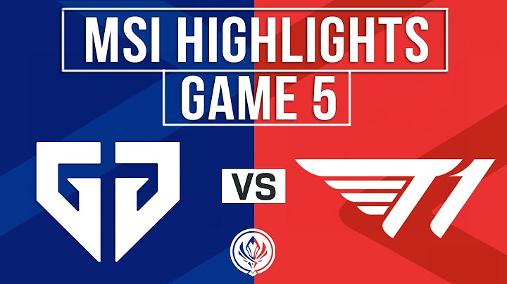 GEN vs T1 Highlights Game 5 | MSI 2025 Bracket Stage | Gen.G vs T1