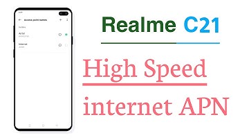 Realme C21 High Speed internet Setting 100% increase