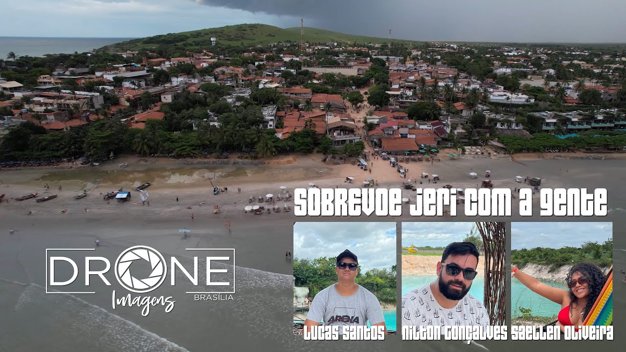 Sobrevoe com a gente a Vila de Jericoacora - CE