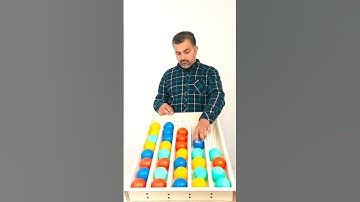 Fun & Chaos: Color Ball Sorting Challenge 🟢🔴🟡🔵 | Fun Games #game #satisfying #shorts #asmrsounds