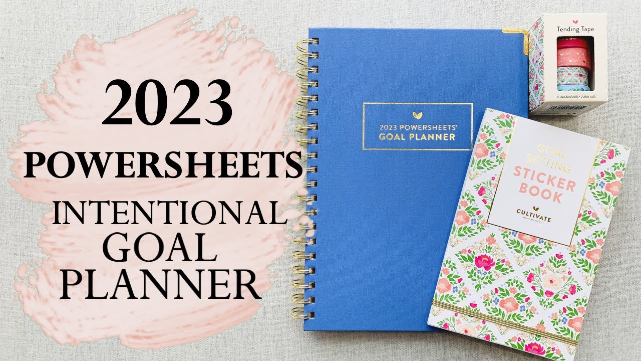 POWERSHEETS GOAL PLANNER | 2023