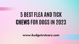 Top 5 Best Flea and Tick Chews for Dogs in 2023