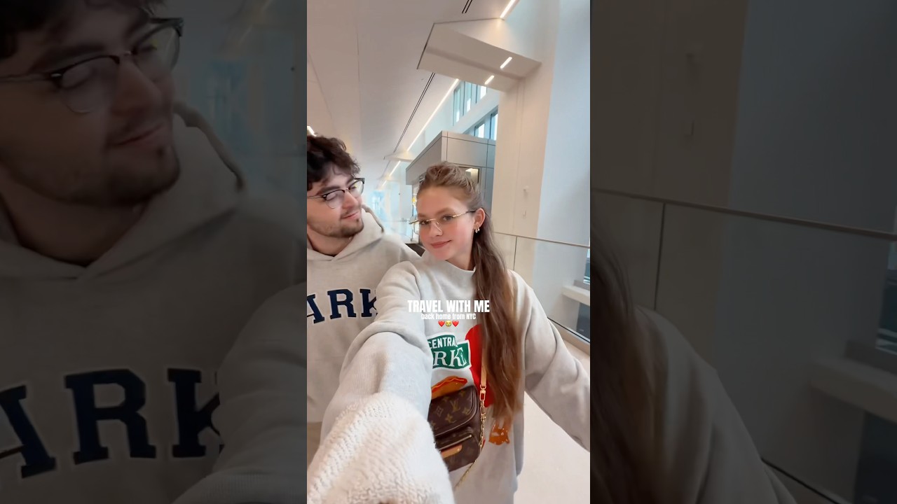 TRAVEL WITH ME | back home from NYC❤️#travel #airport #diml #vlog #aesthetic #voiceover #viral