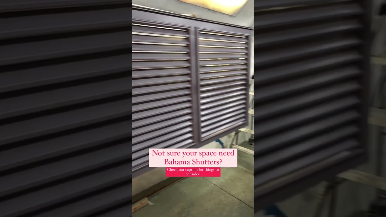 Bahama Shutters for Privacy