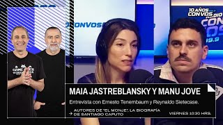 Maia Jastreblansky y Manu Jove presentaron "El Monje", la biografía de Santiago Caputo
