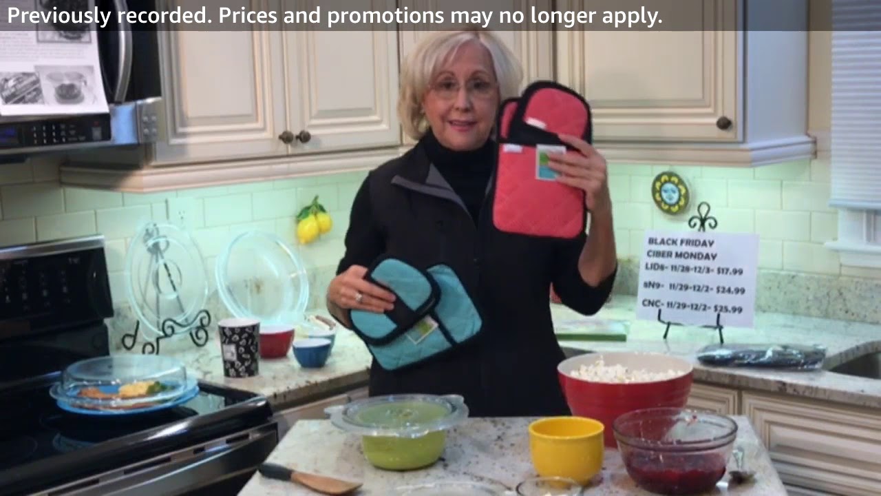 Amazon Live Cuchina Safe Microwave Lids and Plate Cover 11.27.19