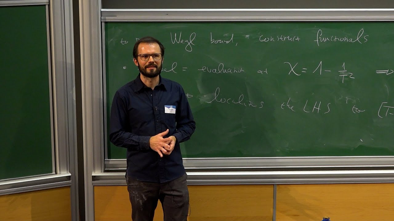 Dalimil Mazac - Mathematical Bootstrap: From Conformal Fields to L-Functions