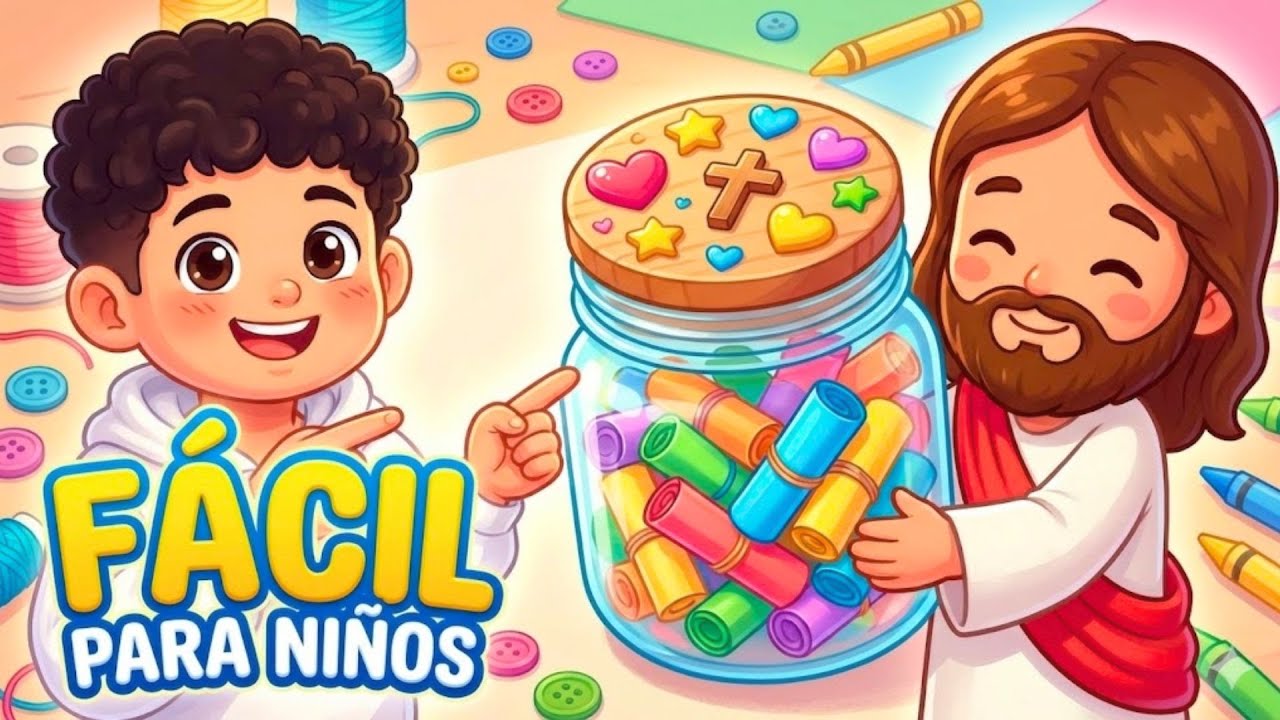 🌈 EL FRASCO DE LOS PROPÓSITOS 🌈 | Manualidad PARA NIÑOS en AÑO NUEVO