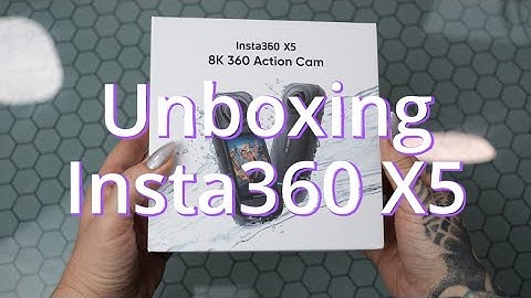 Unboxing Insta360 X5 ASMR