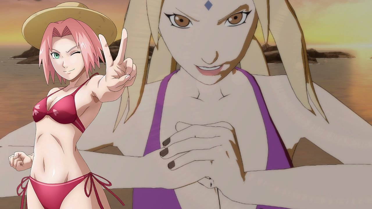 NARUTO 春野サクラ 水着　カード NARUTO 春野サクラ 水着 カード summer fightSakura＆Tsunade
