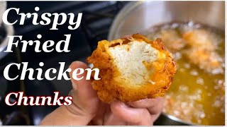 The Best Fried Chicken Cunks Crispy , Juicy And Super Tasty