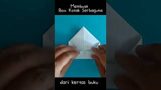 Membuat Box Kotak Serbaguna dari Kertas Buku Membuat Box Kotak Serbaguna dari Kertas Buku