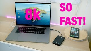 I Edited This 8K Video OFF this Plugable Thunderbolt 3 SSD Review. SO Fast!