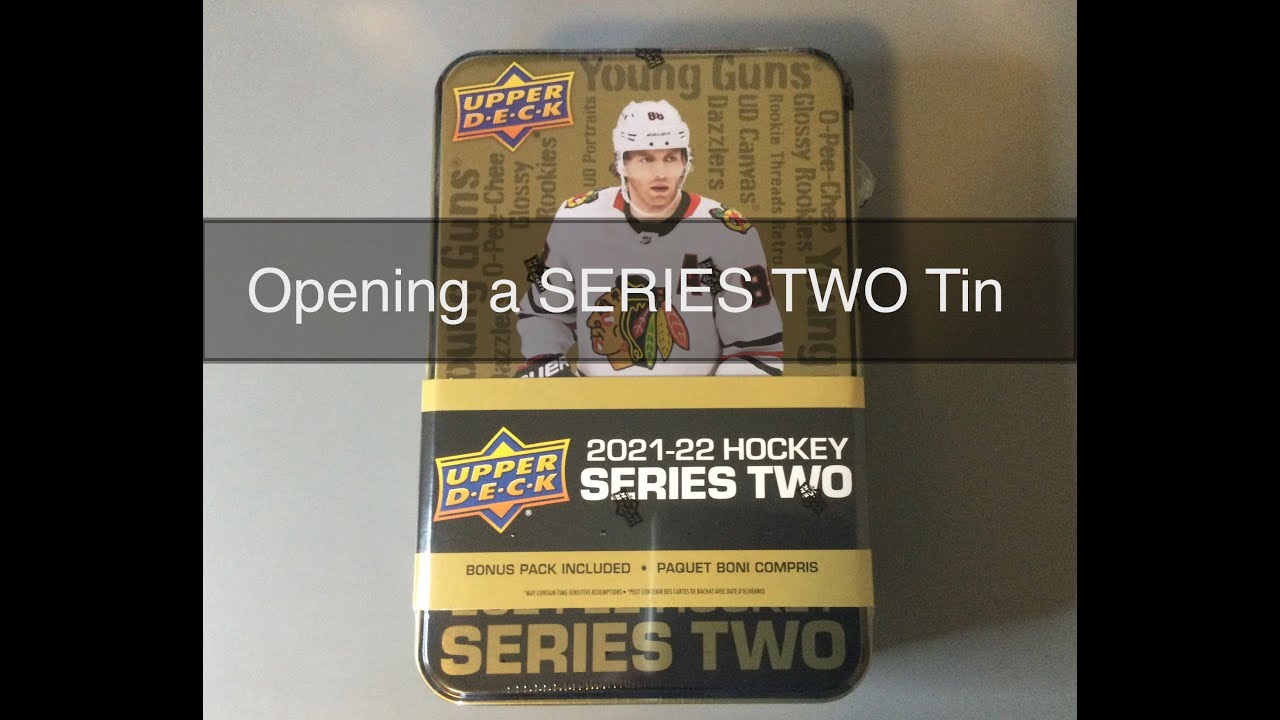 2021-22 Upper Deck Series 2 Tin Opening