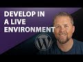 How to develop in a live environment or develop on a live website