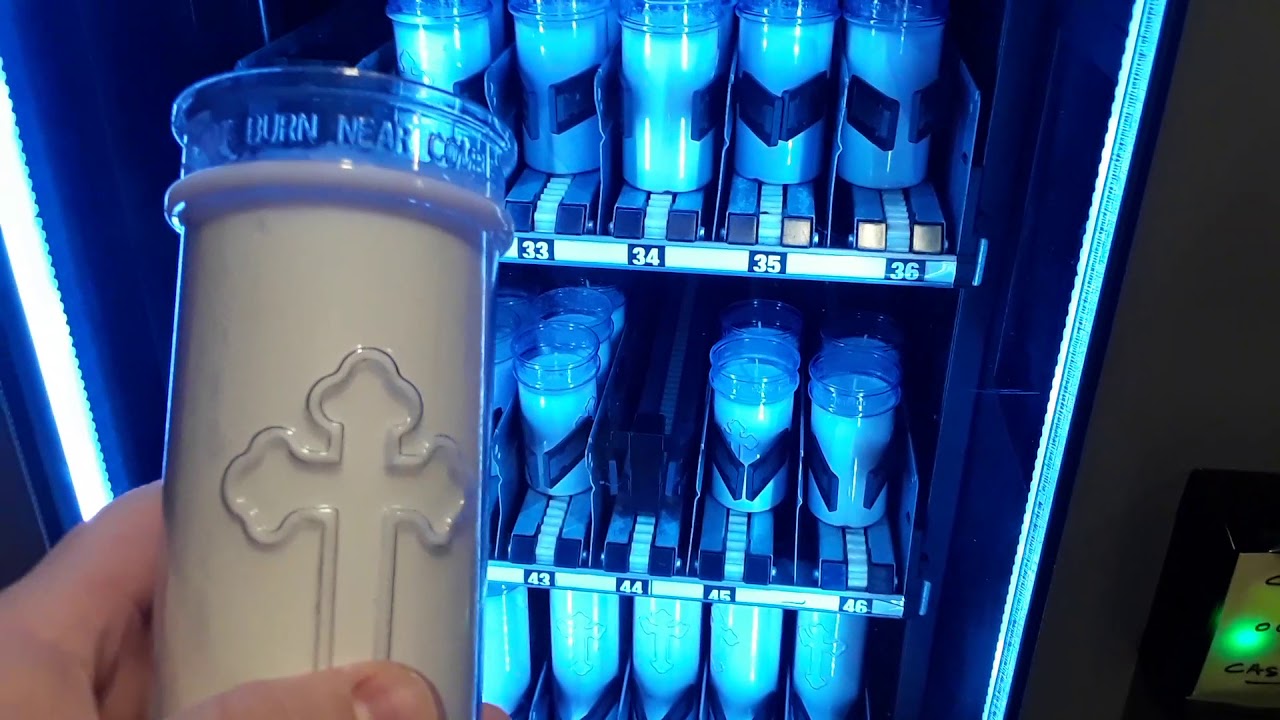Using A Candle Vending Machine at A Cathedral YouTube