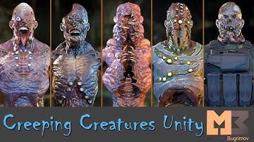 Creeping Creatures Animations Unity