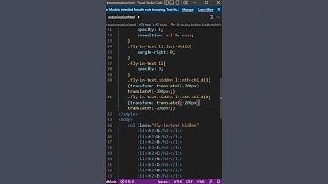 Text Animation | HTML CSS JavaScript