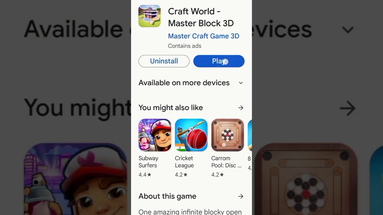Craft World - Master Block 3D best gwme like minecraft