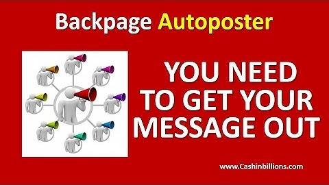 Backpage Auto poster Software | Backpage Ad Poster 2.0 | Backpage Ad Poster