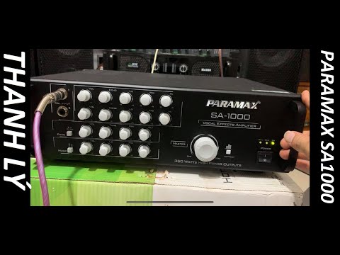 Thanh lý..!!! Ampli thương hiệu hàng đầu Việt Nam Paramax SA1000.