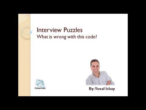 Java Interview Question - What is wrong with this code?