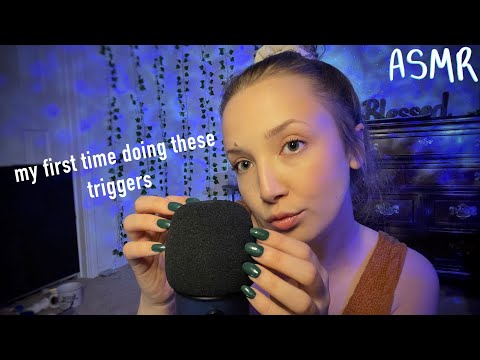 ASMR Trying Some New Mic Triggers✨(inspo @ASMRJADE )