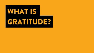Introduction To Gratitude