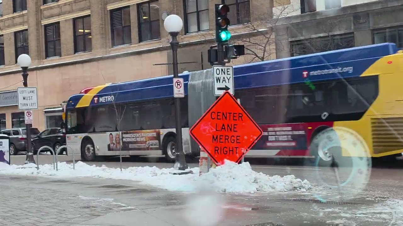 What I saw driving in Twin Cities Minnesota winter POV