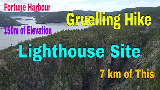 Hidden Lighthouse Ruins Found After Brutal Mountain Hike Ep. 218 #fortuneharbour #hike