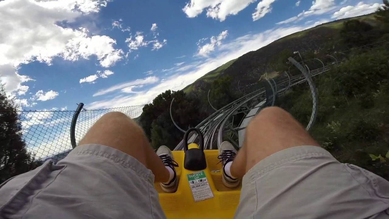 Alpine Roller Coaster Ride, Glenwood Caverns Adventure Park, Colorado YouTube